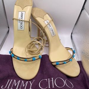 Jimmy Choo Ankle Lace Up Sandals